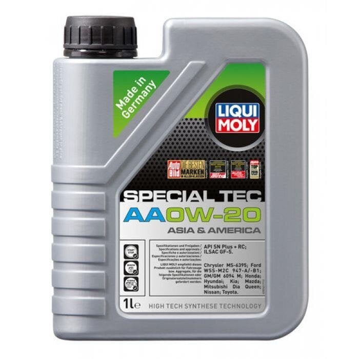 LIQUI MOLY Special Tec AA 0W20 1L hind ja info | Mootoriõlid | kaup24.ee