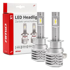 LED esitule pirnid H1 40W X1 Series MINI AMiO 02963 цена и информация | Автомобильные лампочки | kaup24.ee