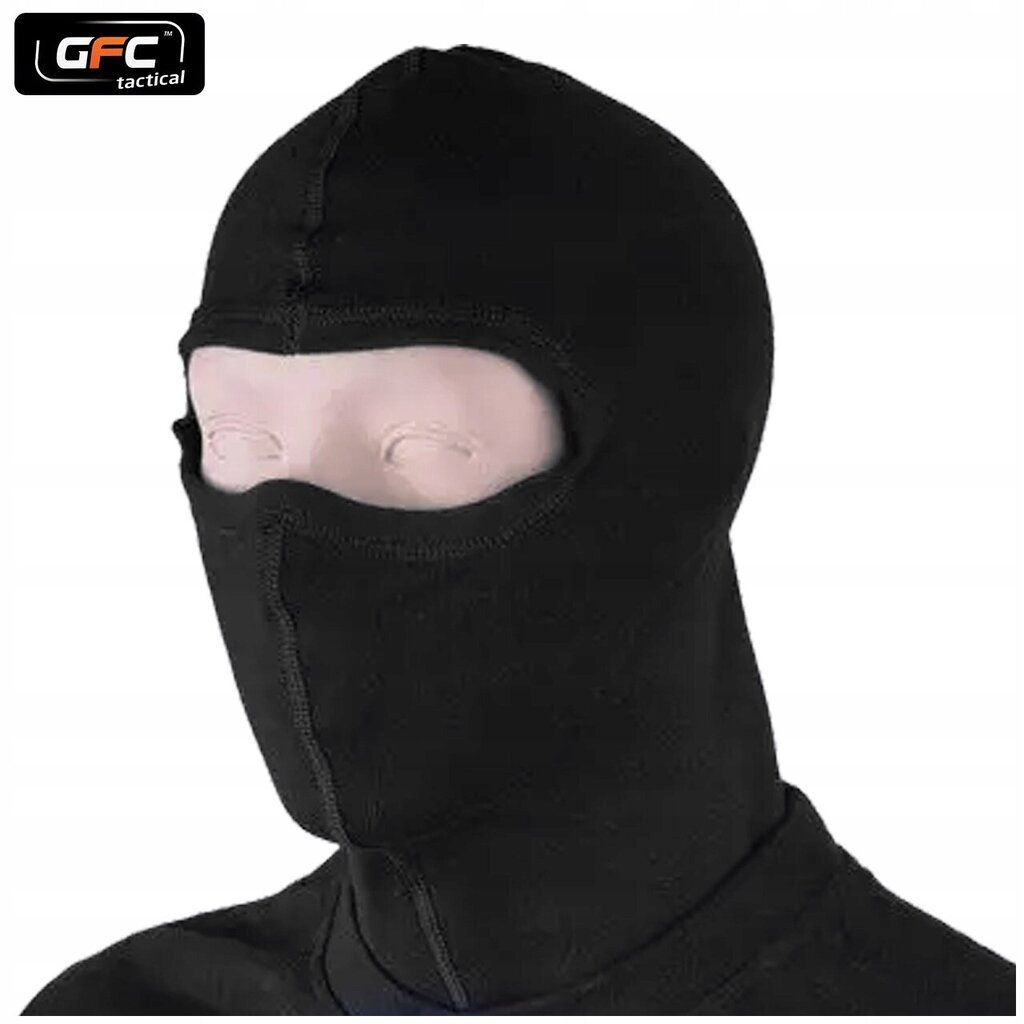 Balaclava koos salliga, GFC Tactica, Thermoactive, Must hind ja info | Meeste sallid, mütsid ja kindad | kaup24.ee