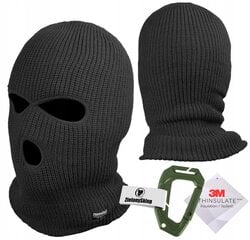 Balaclava koos salliga, Mil-Tec, Thinsulate, Must цена и информация | Мужские шарфы, шапки, перчатки | kaup24.ee