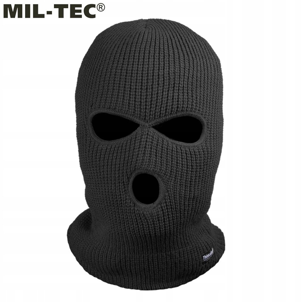 Balaclava koos salliga, Mil-Tec, Thinsulate, Must hind ja info | Meeste sallid, mütsid ja kindad | kaup24.ee