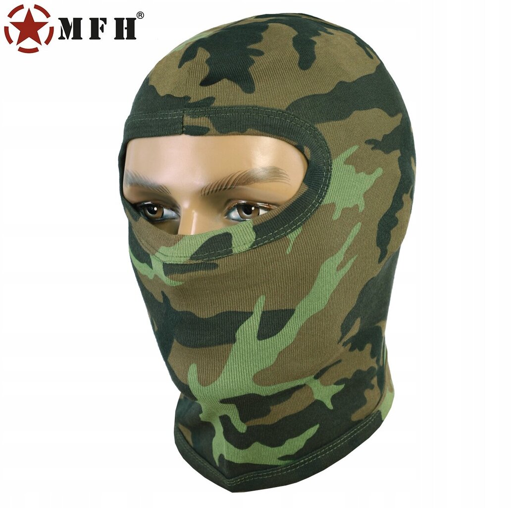 Balaclava koos salliga, MFH, M95, Camo цена и информация | Meeste sallid, mütsid ja kindad | kaup24.ee