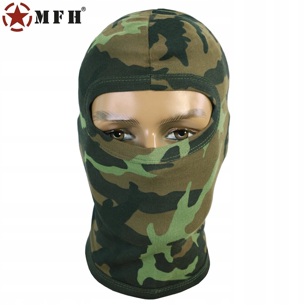 Balaclava koos salliga, MFH, M95, Camo цена и информация | Meeste sallid, mütsid ja kindad | kaup24.ee