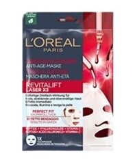 L'Oréal, Revitalift, Антивозрастная маска, 1 шт. цена и информация | Маски для лица, патчи для глаз | kaup24.ee