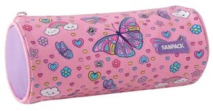 Pliiatsikarp BUTTERFLY, Sampack, 210x90x90mm, roosa hind ja info | Pinalid | kaup24.ee