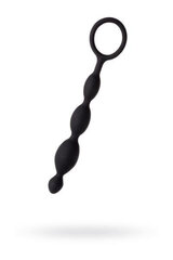 Anaalpallid Toyfa A-TOYS, Anal chain, silicone, black, 19,5 cm hind ja info | Anaallelud | kaup24.ee