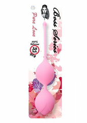 Boss Of Toys Silicone Kegel Balls 36mm 90g Pink - B - Series цена и информация | Вагинальные шарики | kaup24.ee