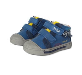 Демисезонные кожаные ботинки Ponte20 для мальчика, DA03-1-585, Bermuda blue. цена и информация | Детские сапоги | kaup24.ee