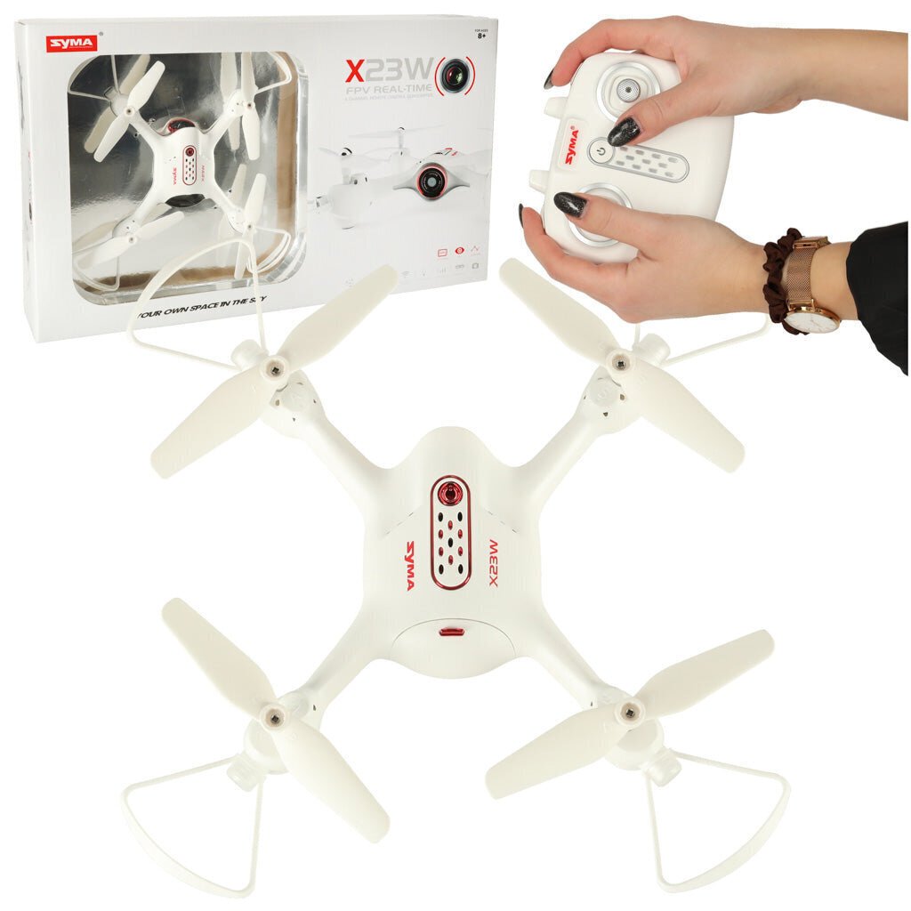 Syma X23W 2,4 GHz 4CH FPV Wi-Fi, valge hind ja info | Droonid | kaup24.ee