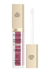 Vedel huulepulk Eveline Cosmetics Wonder Match Matt 6.8ml, 03 mauve цена и информация | Помады, бальзамы, блеск для губ | kaup24.ee