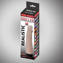 Boss Of Toys Driller 08 flesh 22 cm realistic vibrating цена и информация | Вибраторы | kaup24.ee