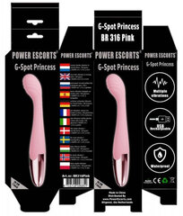 Boss Of Toys Power Escorts - Pink - G Spot Princess - 18 Cm / 7 Inch Silicone G Spot Vibrator цена и информация | Вибраторы | kaup24.ee
