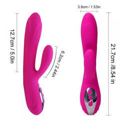 Vibraator Joker Heating Double Vibrating Massage Stick, roosa hind ja info | Vibraatorid | kaup24.ee