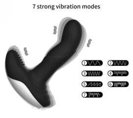 Vibraator Boss Of Toys Silicone Massager, must hind ja info | Vibraatorid | kaup24.ee