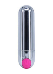 Boss Of Toys Wibrator-Strong Bullet Vibrator Silver/Pink USB 10 Function цена и информация | Вибраторы | kaup24.ee