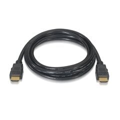 HDMI Kaabel Aisens A120-0372 V2.0 4K 10 m Must hind ja info | Lauaarvutid | kaup24.ee