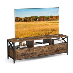 TV-alus vintage 147x40x50 cm pruun/must hind ja info | TV alused | kaup24.ee