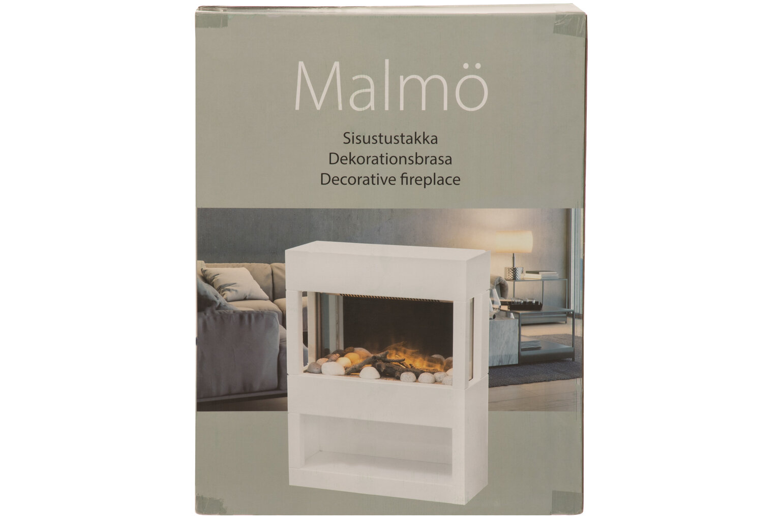 Elektriline dekoratiivne kamin Malmo White hind ja info | Kaminad | kaup24.ee