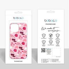 Telefoniümbris IPhone 6 PLUS Flowers 020 Täistrükk Heleroosa hind ja info | Telefoni kaaned, ümbrised | kaup24.ee