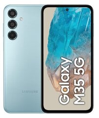 Samsung Galaxy M35 5G NFC 6GB/128GB Light Blue цена и информация | Мобильные телефоны | kaup24.ee