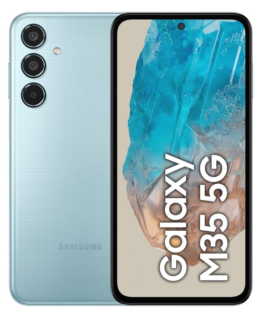 Samsung Galaxy M35 5G 6GB/128GB Light Blue цена и информация | Telefonid | kaup24.ee