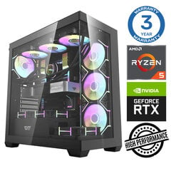 INTOP Ryzen 5 7500F 16GB DDR5 1TB SSD M.2 NVME RTX4060Ti 8GB no-OS hind ja info | Lauaarvutid | kaup24.ee