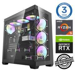 INTOP Ryzen 5 7500F 32GB DDR5 1TB SSD M.2 NVME+2TB RTX4060Ti 8GB no-OS hind ja info | Lauaarvutid | kaup24.ee