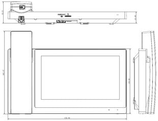 Dahua sisemonitor VTH5221EW-H hind ja info | Uksekellad, uksesilmad | kaup24.ee