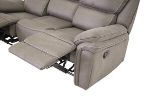 Diivan Saranda 3-kohaline recliner, hall hind ja info | Diivanid ja diivanvoodid | kaup24.ee