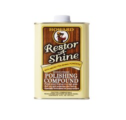 Ettevalmistus puidu kõrgläikeliseks poleerimiseks, Howard, Restor-A-Shine Polishing Compound 473 ml hind ja info | Impregneerid, kaitsekihid | kaup24.ee