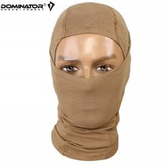 Balaclava koos salliga, Dominator, Ninja, Tan цена и информация | Мужские шарфы, шапки, перчатки | kaup24.ee