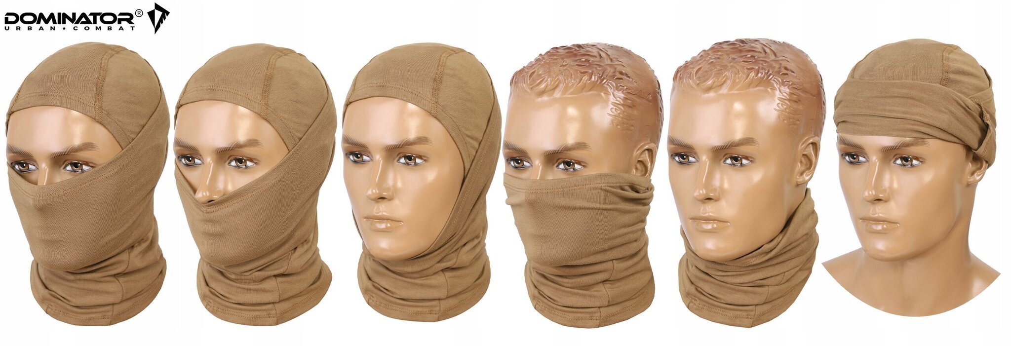 Balaclava koos salliga, Dominator, Ninja, Tan hind ja info | Meeste sallid, mütsid ja kindad | kaup24.ee