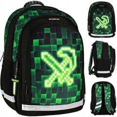 Kooli seljakott Starpak Pixel Green 533137 hind ja info | Koolikotid, sussikotid | kaup24.ee