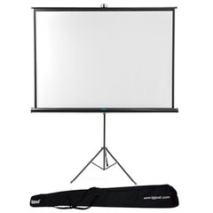 Настенный экран с триподом + сумка iggual PSITS200 (200 x 200 cm) (Пересмотрено C) цена и информация | Экраны для проекторов | kaup24.ee