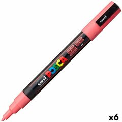 Marker POSCA PC-3M Coral Roosa (6 Ühikut) hind ja info | Kirjatarbed | kaup24.ee