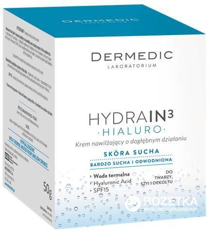 Sügavniisutav näokreem Dermedic HydraIn3 Hialuro 50 g hind ja info | Näokreemid | kaup24.ee