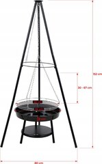 Портативный гриль Fluxar KP103 46 x 46 см цена и информация | Грили | kaup24.ee