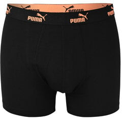 Meeste bokserid PUMA 938054044, 4 osa, puuvill, must, roheline цена и информация | Мужские трусы | kaup24.ee