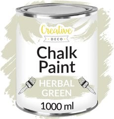 Kriidivärv mööblile Herb Green Creative Deco, 1 l hind ja info | Värvid | kaup24.ee