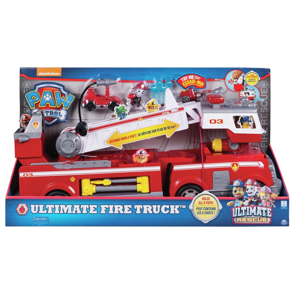 Tuletõrjeauto tarvikutega PAW PATROL, 6043989 цена и информация | Poiste mänguasjad | kaup24.ee