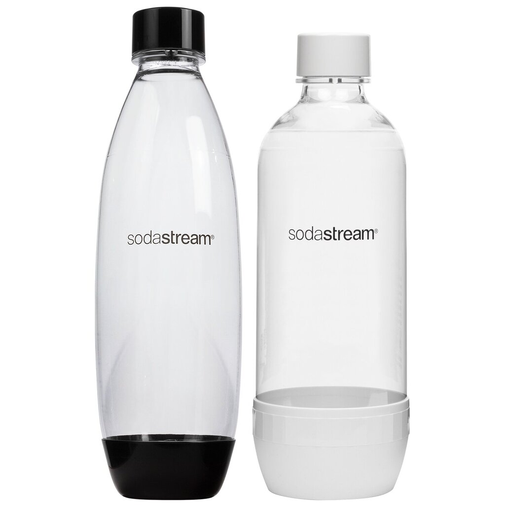 SodaStream Terra Black üks pudel + Sodastream Pet White 1 liitrine pudel (dek) + Bolero цена и информация | Mulliveemasinad | kaup24.ee