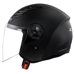 LS2 OF616 AIRFLOW 2 SOLID helmet - Matt must hind ja info | Mootorratta kiivrid | kaup24.ee