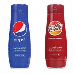 Siirup SodaStream Pepsi+Schwip Schwap Cola Orange jaoks hind ja info | Mulliveemasinad | kaup24.ee