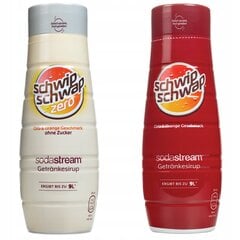 SodaStream Schwip Schwap suhkruvaba 440ml + Schwip Schwap Cola Orange siirupid SodaStreamile hind ja info | Mulliveemasinad | kaup24.ee