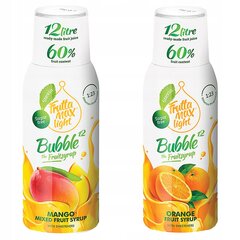 Siirup FruttaMax MANGO LIGHT 500ml+Sirup FruttaMax ORANGE LIGHT 500ml hind ja info | Mulliveemasinad | kaup24.ee