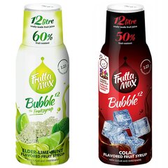 Siirup FruttaMax LIMON MINT BEZ 500ml+COLA 500ml hind ja info | Mulliveemasinad | kaup24.ee