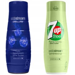 SodaStream Cola siirup ilma suhkruta 440ml+7UP Free Zero Sugar jaoks цена и информация | Аппараты для газирования воды | kaup24.ee