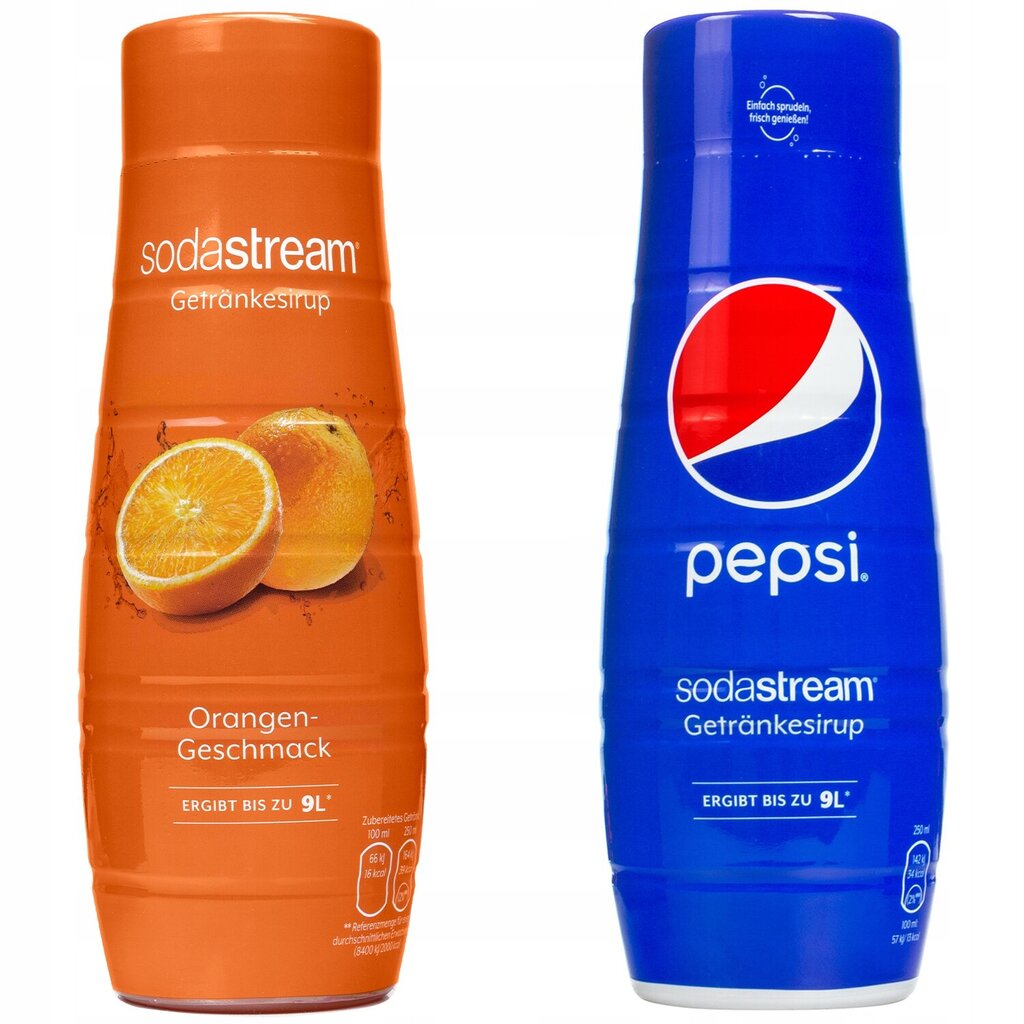 Siirup SodaStream Classics Orange 440ml+Pepsi jaoks hind ja info | Mulliveemasinad | kaup24.ee