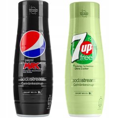 Siirup SodaStream 7UP zero, Pepsi max jaoks цена и информация | Аппараты для газирования воды | kaup24.ee