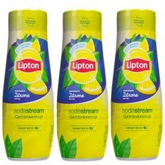 3x Lipton Ice Tea Lemon SodaStream siirup 440ml цена и информация | Аппараты для газирования воды | kaup24.ee